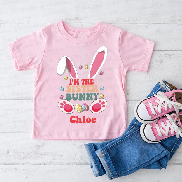 Personalized Family Happy Easter Matching Shirt | CWEaster59