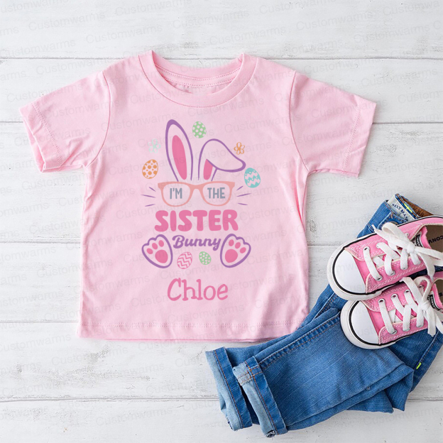 Personalized Family Happy Easter Matching Shirt | CWEaster60