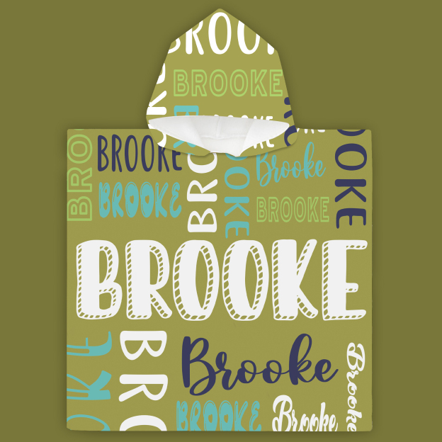 Personalized Hooded Beach Towel for Summer & Beach | CWHTowel22