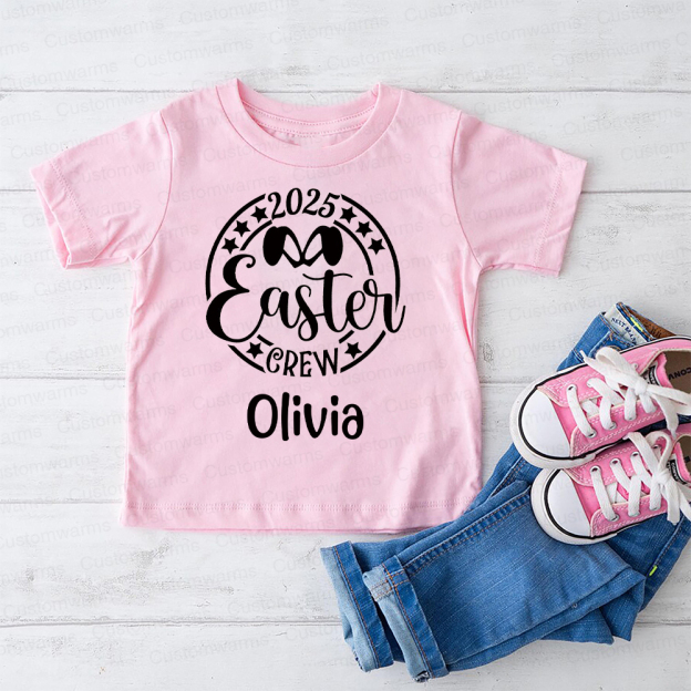 Personalized Family Happy Easter Matching Shirt | CWEaster62