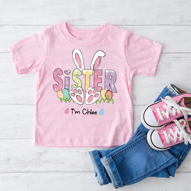 Personalized Family Happy Easter Matching Shirt | CWEaster64