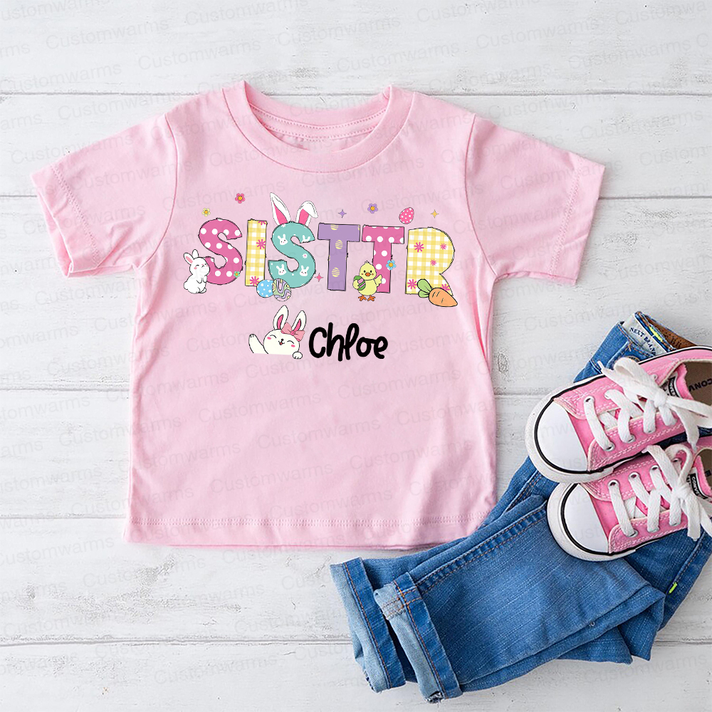Personalized Family Happy Easter Matching Shirt | CWEaster68