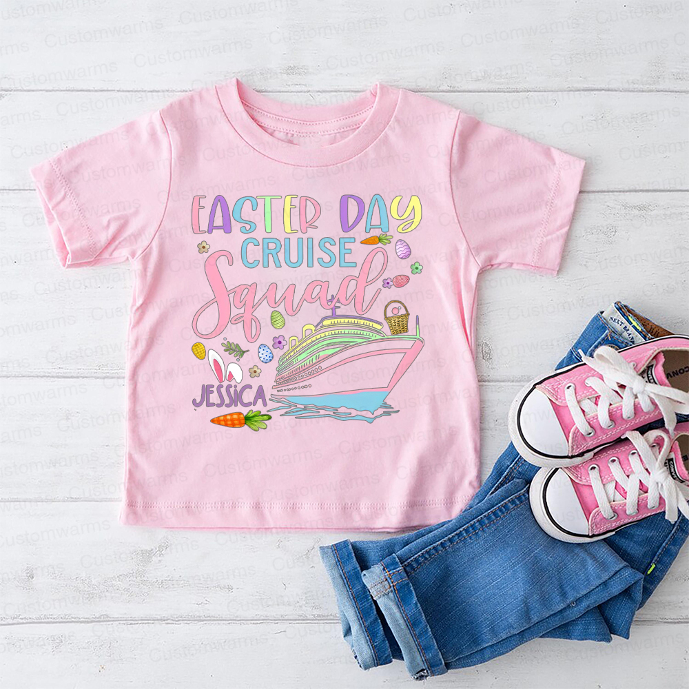 Personalized Family Happy Easter Matching Shirt | CWEaster69