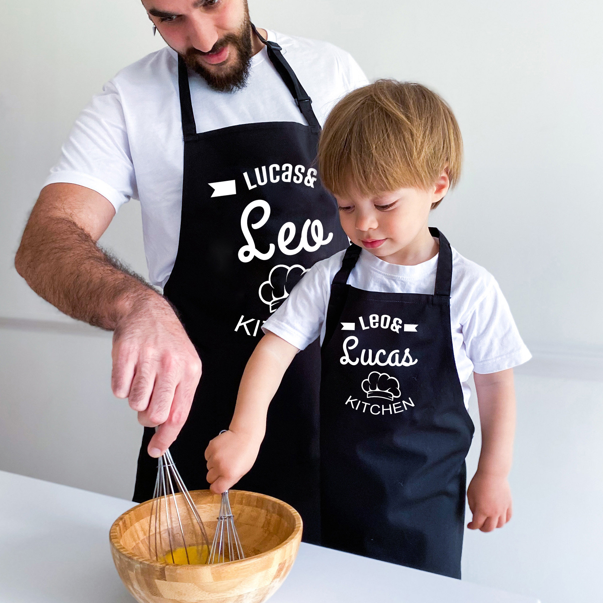 Personalised Multifunctional Waterproof Matching Family Apron | Apron30