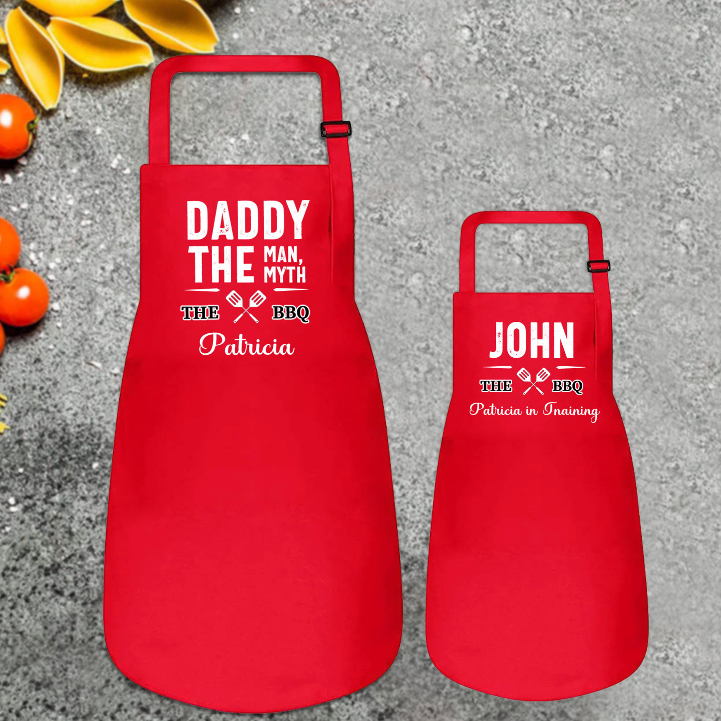 Personalised Multifunctional Waterproof Matching Family Apron | Apron31