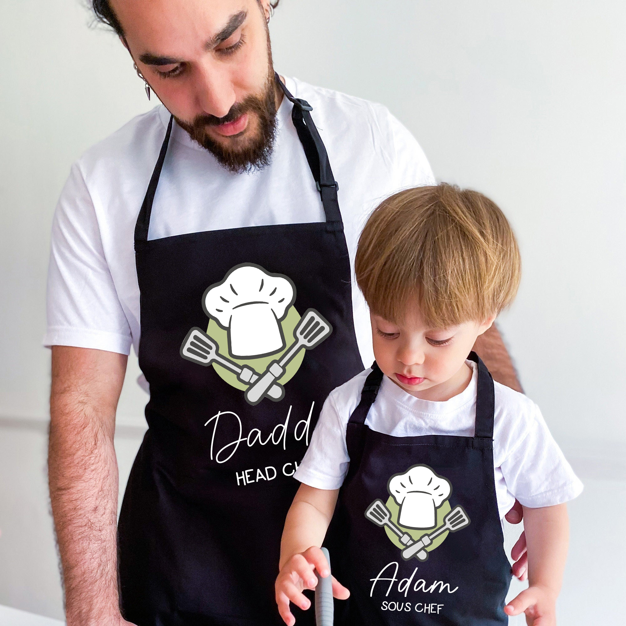 Personalised Multifunctional Waterproof Matching Family Apron | Apron45