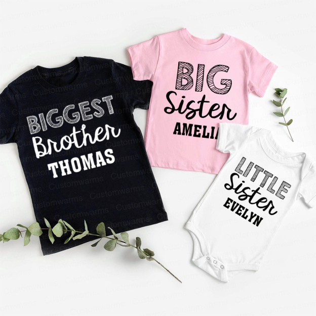Personalized Matching Sibling Shirts | CWSibling02