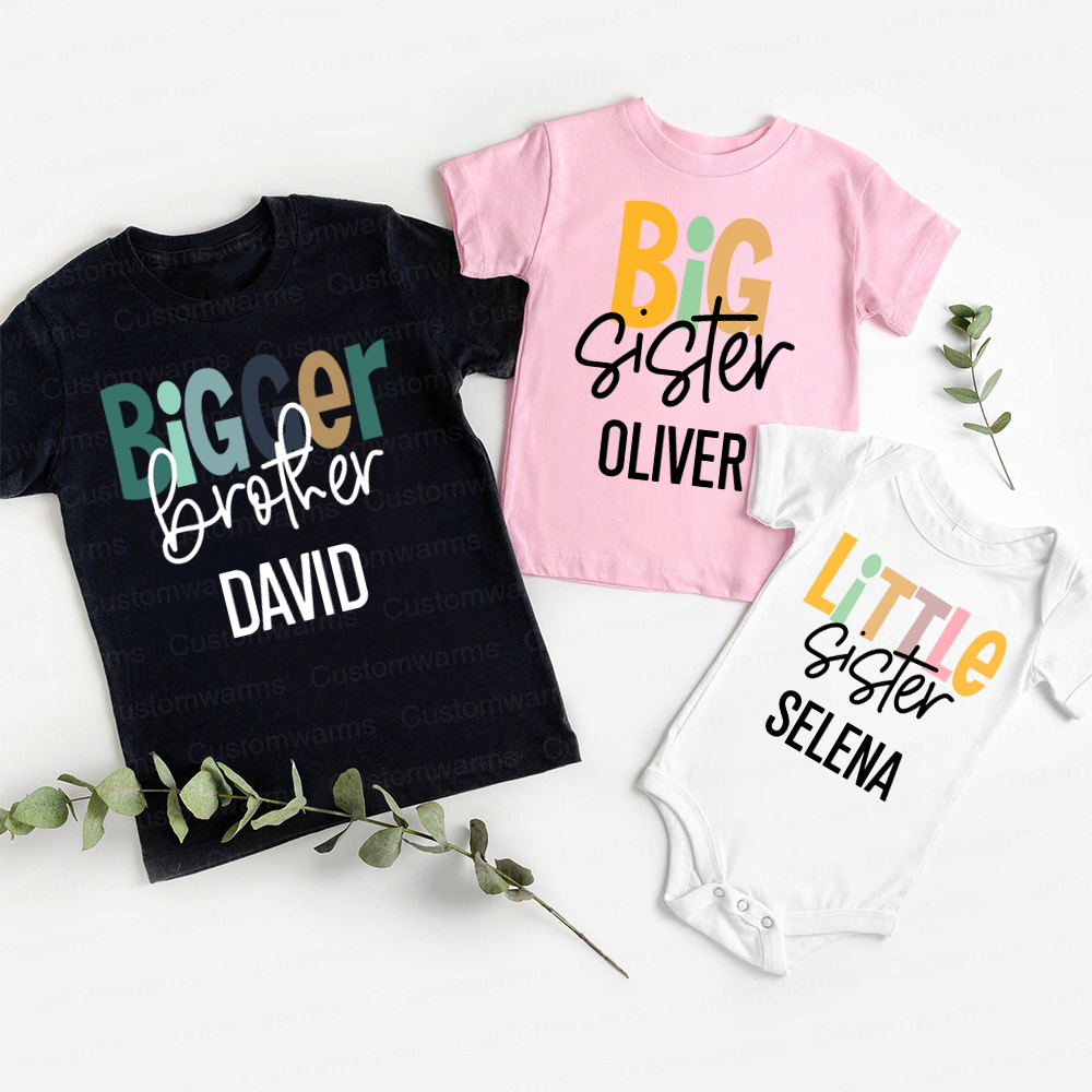 Personalized Matching Sibling Shirts | CWSibling04