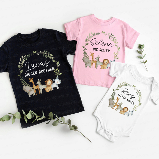 Personalized Matching Sibling Shirts | CWSibling06