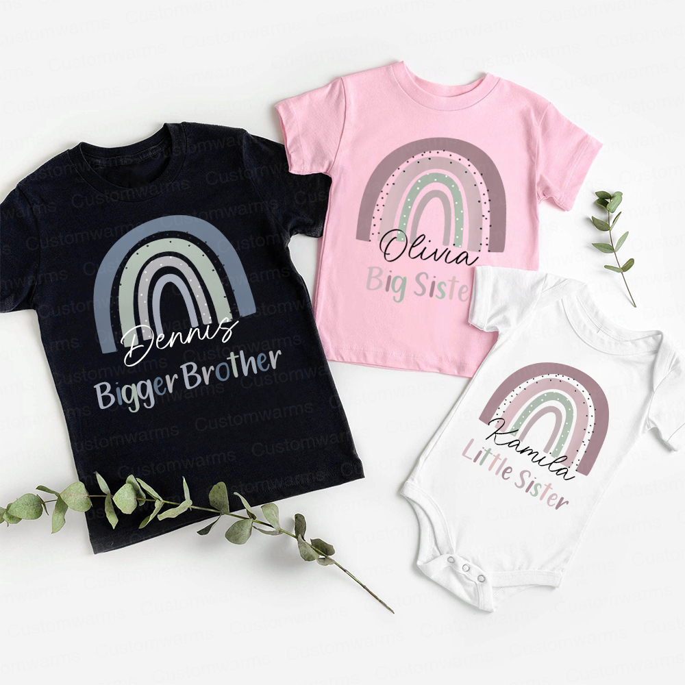 Personalized Matching Sibling Shirts | CWSibling09