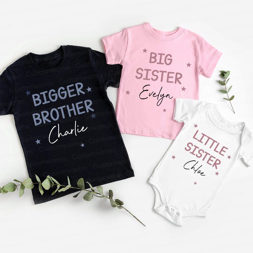 Personalized Matching Sibling Shirts | CWSibling10
