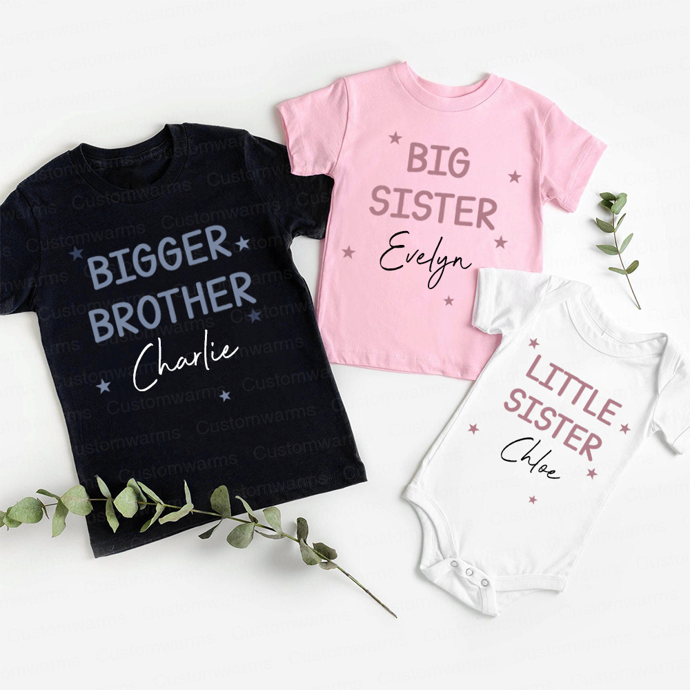 Personalized Matching Sibling Shirts | CWSibling10