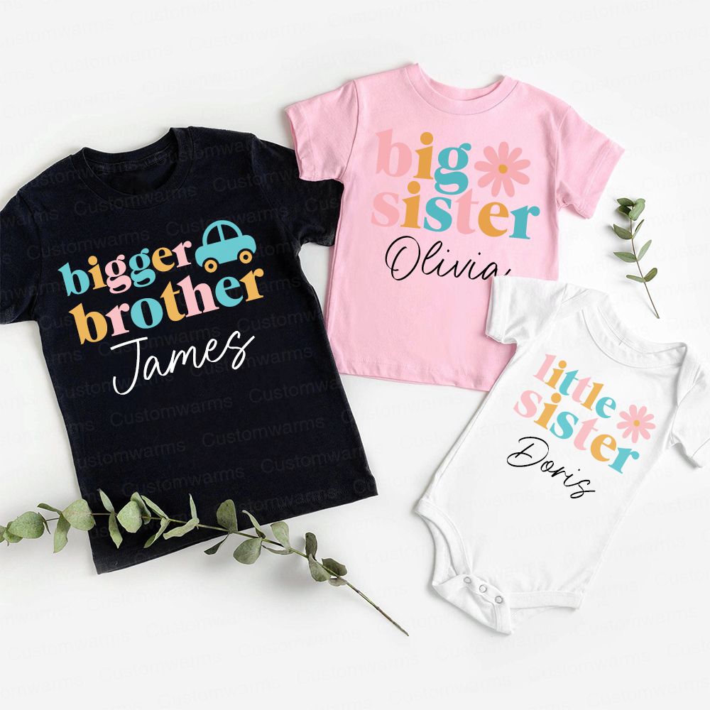 Personalized Matching Sibling Shirts | CWSibling14