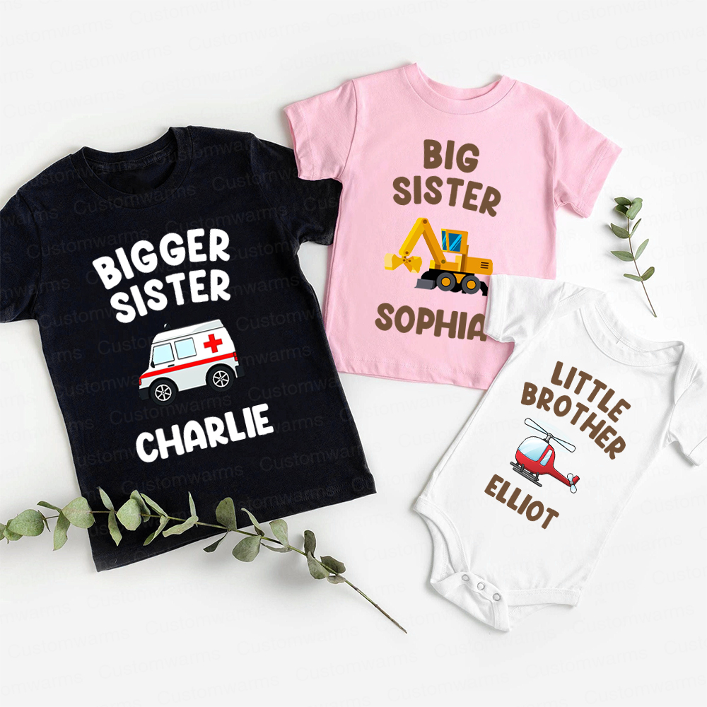 Personalized Matching Sibling Shirts | CWSibling17
