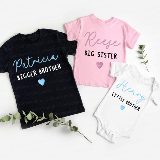 Personalized Matching Sibling Shirts | CWSibling18