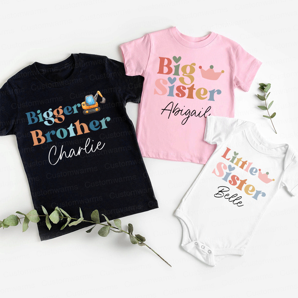 Personalized Matching Sibling Shirts | CWSibling20