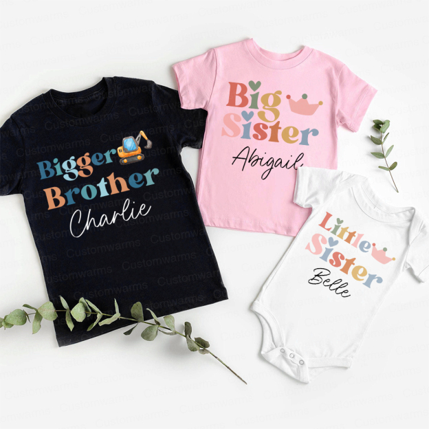 Personalized Matching Sibling Shirts | CWSibling20