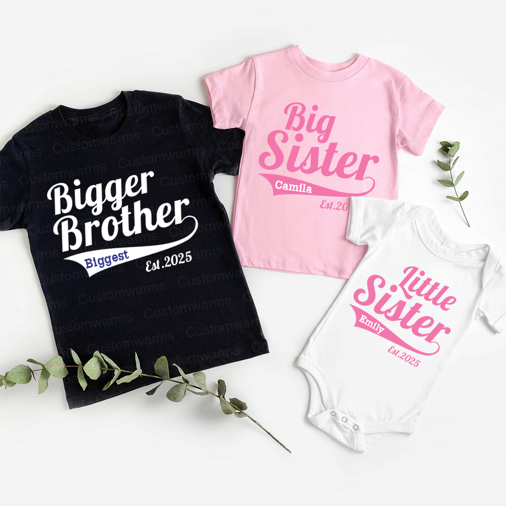 Personalized Matching Sibling Shirts | CWSibling23