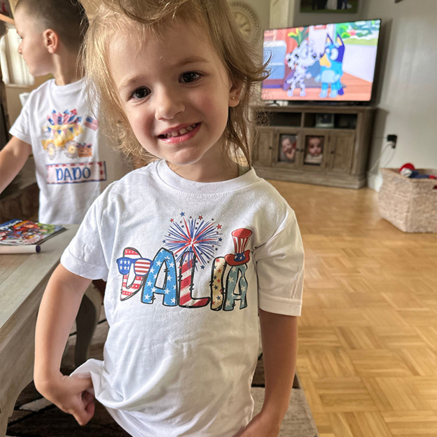 Personalized 4th of July Independence Day Shirts | CWBaby242