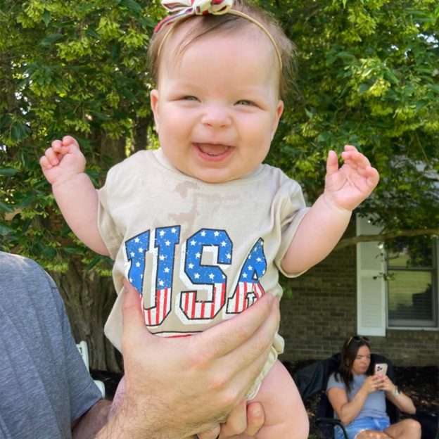 Personalized 4th of July Independence Day Romper | CWBaby246