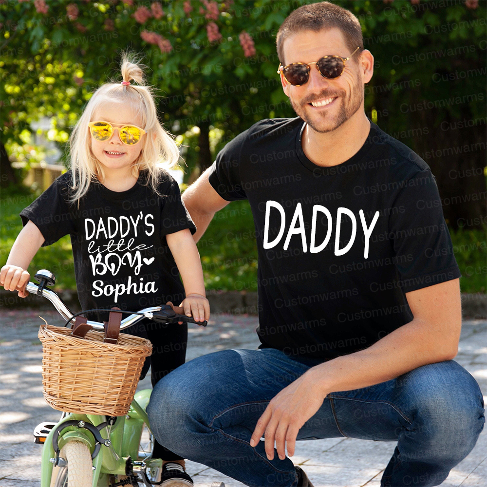 Personalized First Father's Day Daddy and Me Outfit | CWFamily112