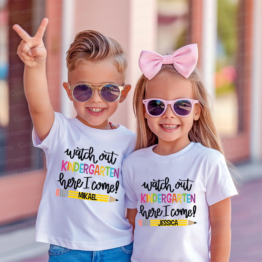 Personalized First Day Of Back To School Shirt | CWSchool23