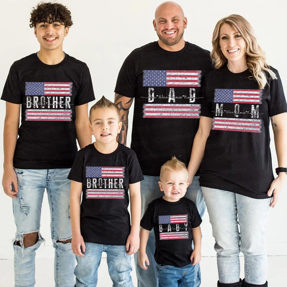 Personalized Matching 4th of July Family Shirt | CWFamily118