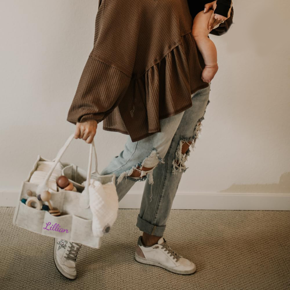 Personalized Baby Accessories & Diapers Portable Nursery Bag | CWToy141