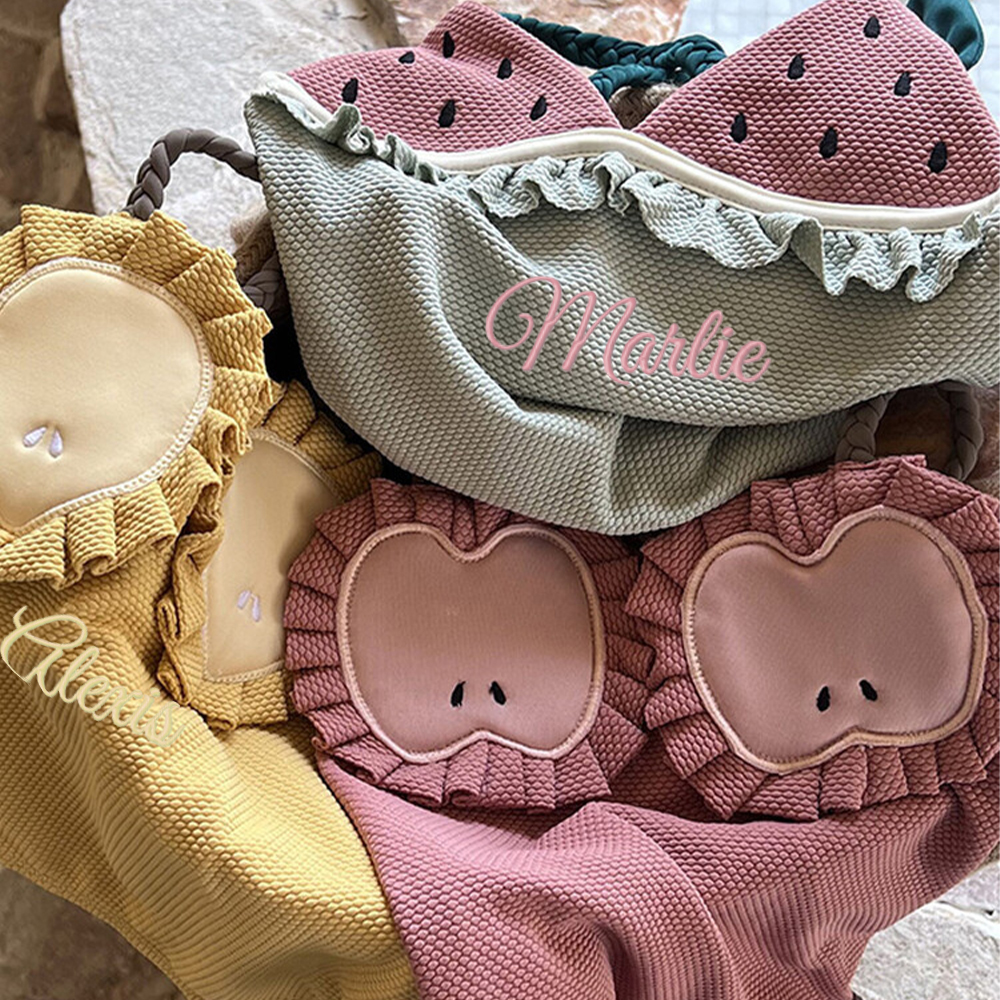 Personalized Embroidery Original Lovely Fruit Swimsuit for Summer | CWBaby56