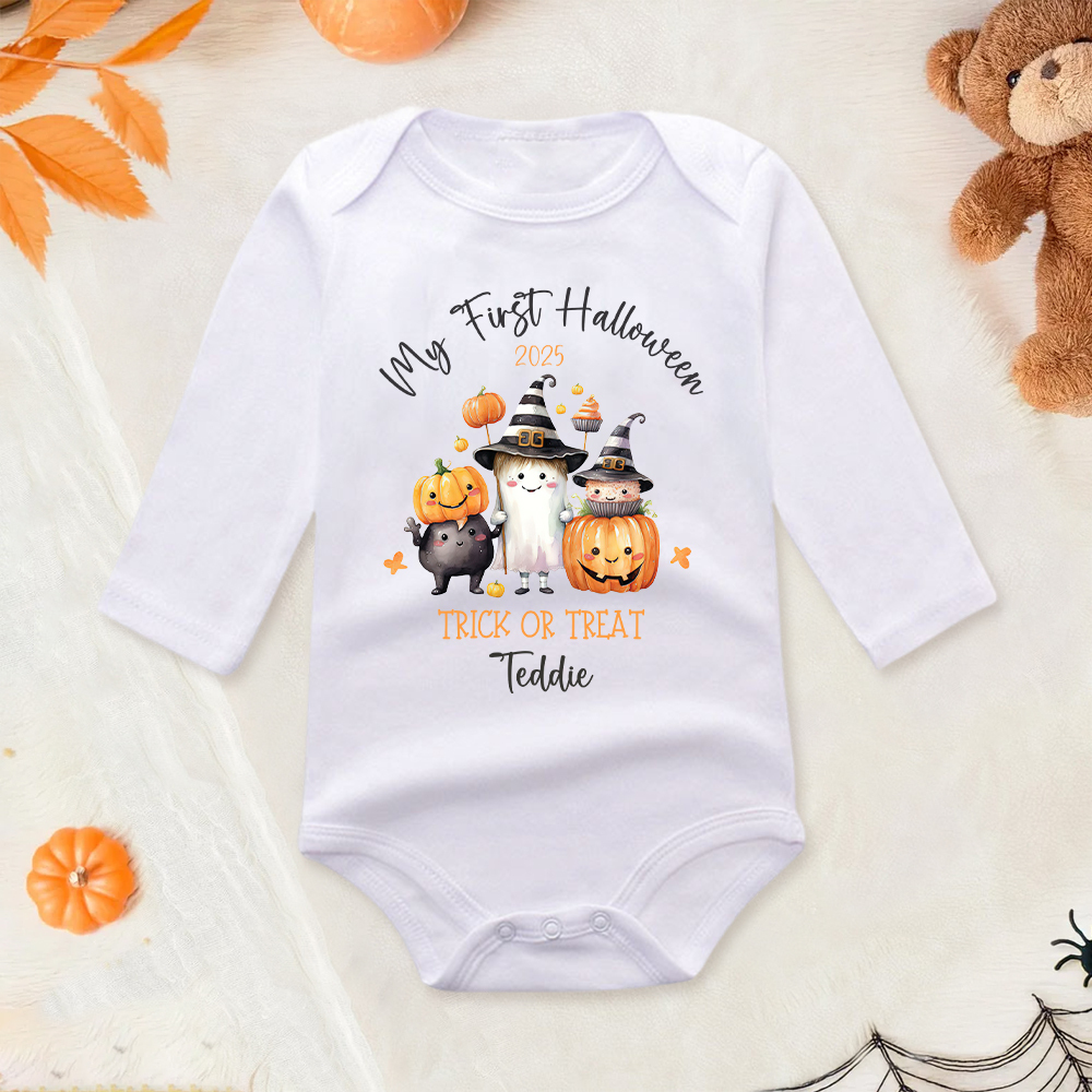 Personalized Baby Lovely First Halloween Outfit | CWHalloween24