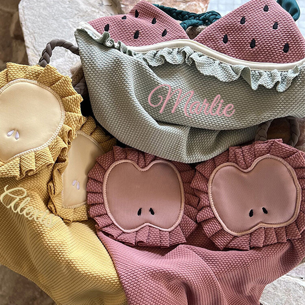 Personalized Embroidery Original Lovely Fruit Swimsuit for Summer | CWBaby56