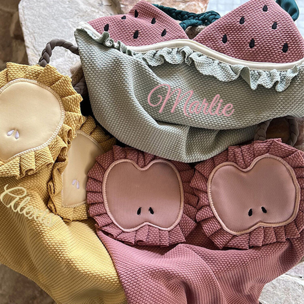 Personalized Embroidery Original Lovely Fruit Swimsuit for Summer | CWBaby56