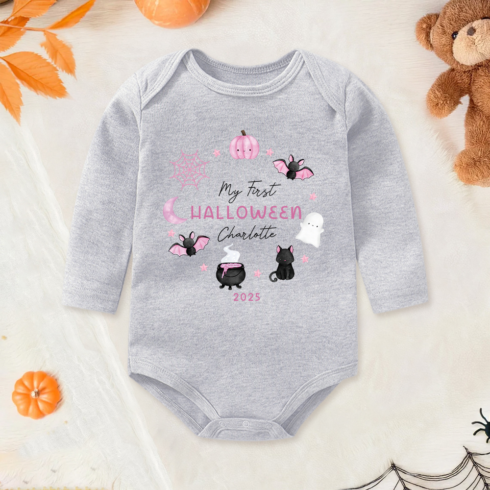 Personalized Baby Lovely First Halloween Outfit | CWHalloween28