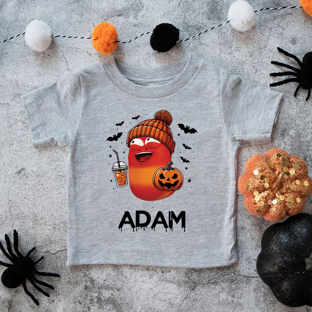 Personalized Larva's Halloween Funny Kid Shirt | Larva05