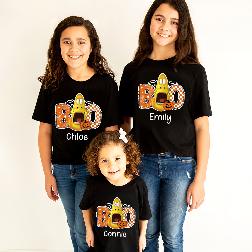 Personalized Larva's Halloween Funny Kid Shirt | Larva12