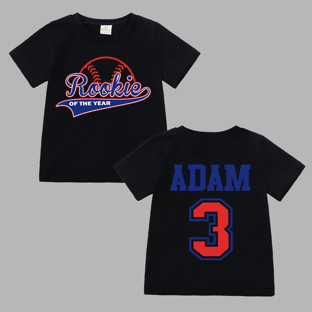 Personalized Basketball Rookie Of The Year Birthday T-Shirt | inBirth10