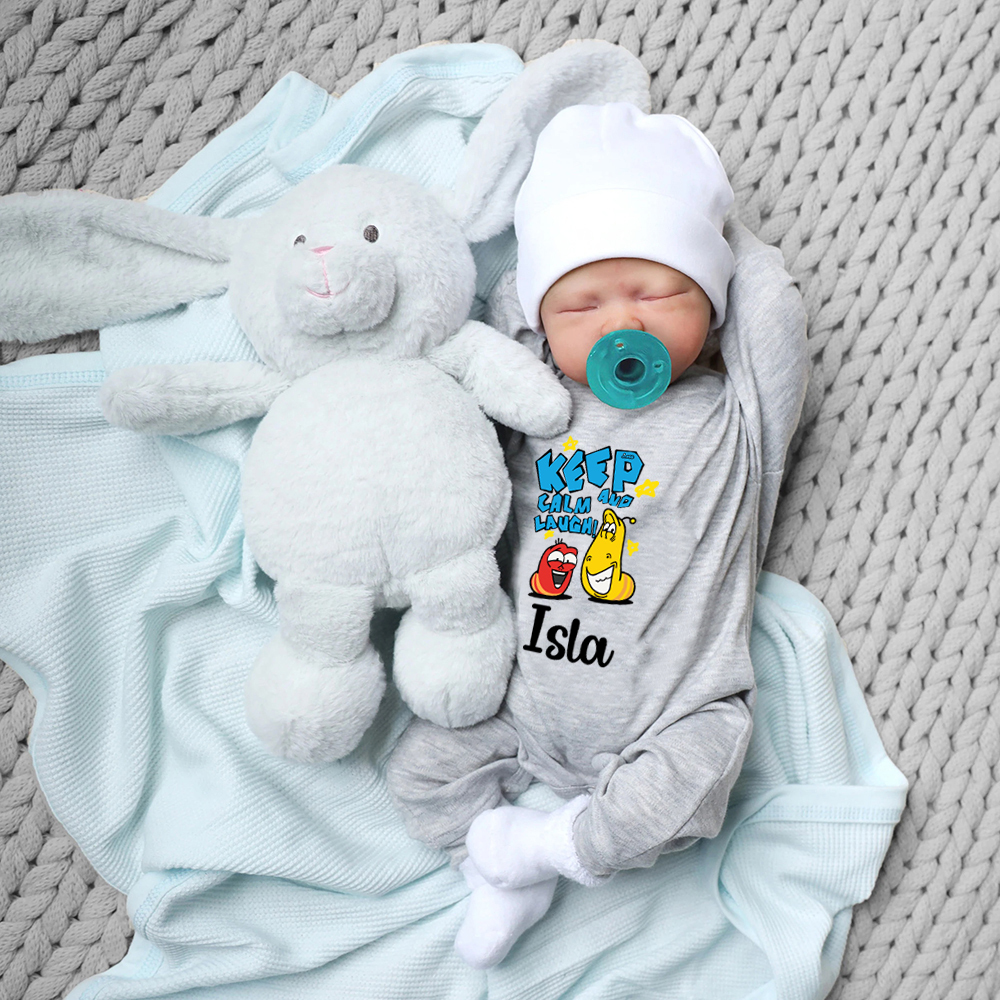 Personalized Larva's Funny Baby Romper | Larva25