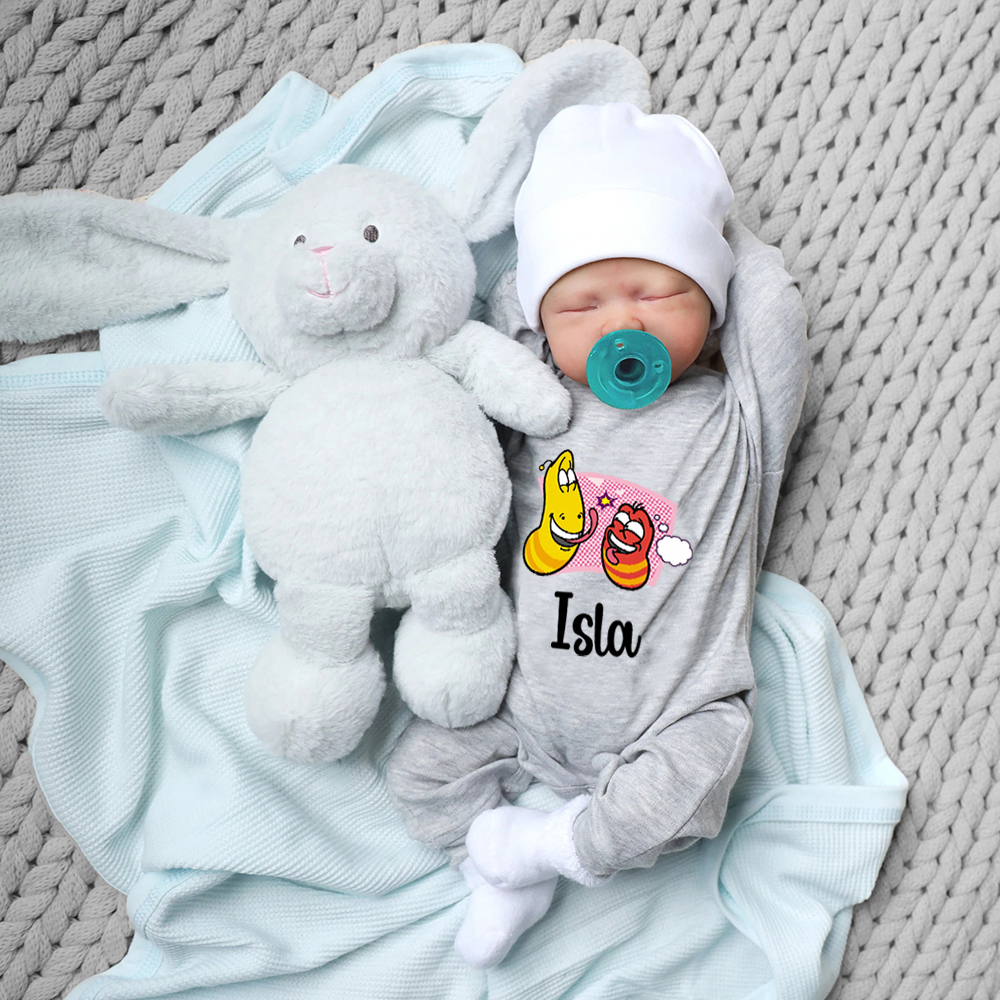 Personalized Larva's Funny Baby Romper | Larva26