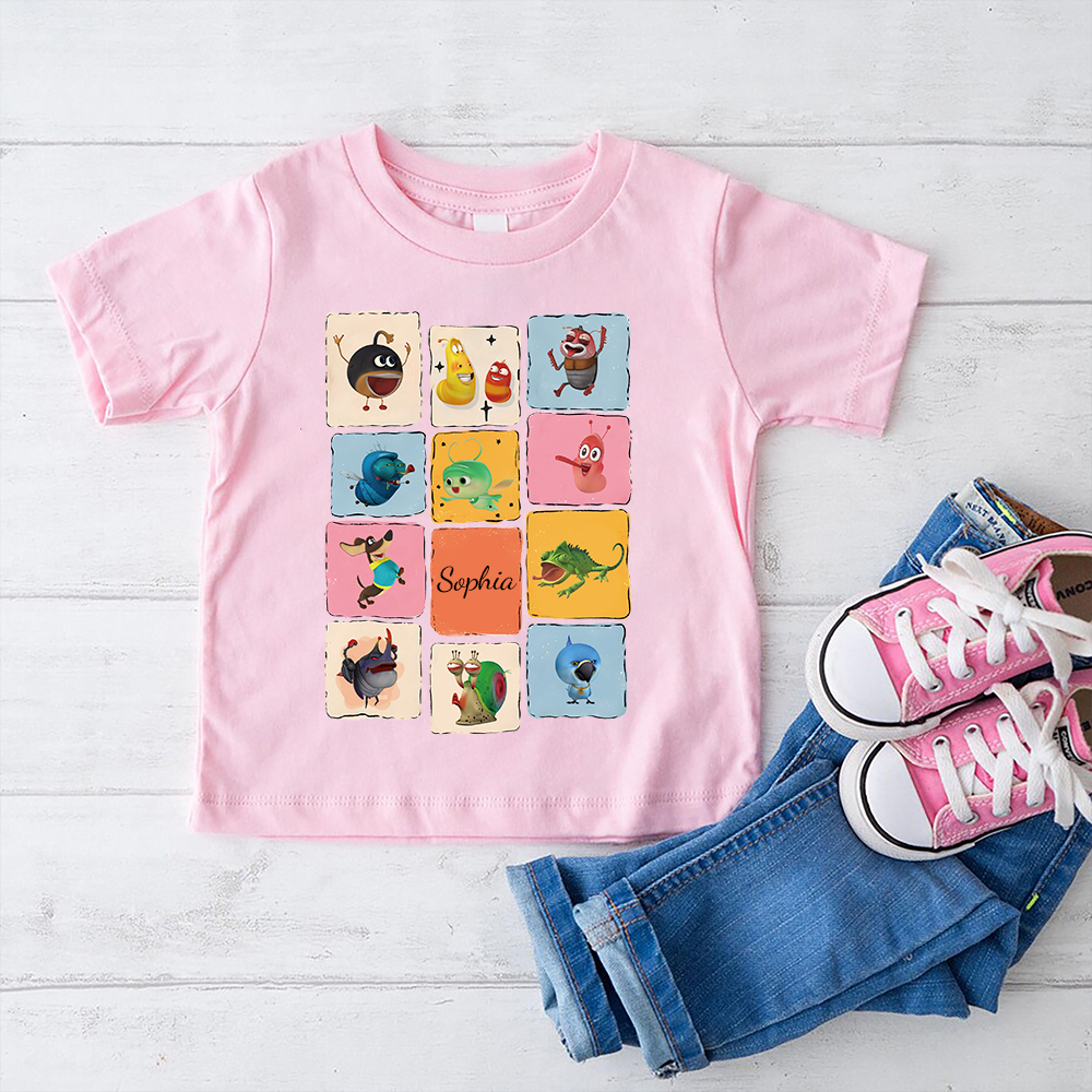 Personalized Larva's Funny Kid Shirt | Larva30