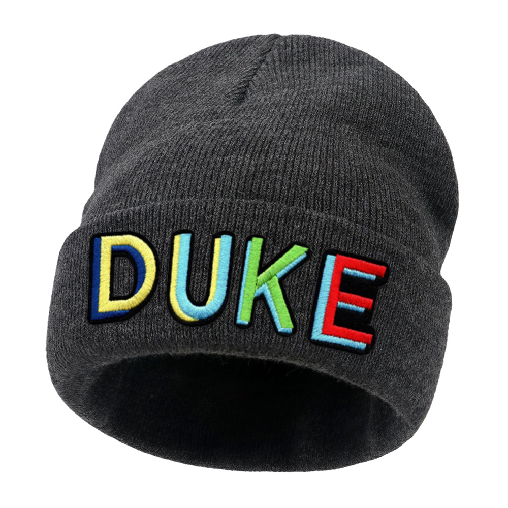 Personalized Colourful Funky Letter Patch Beanies For Kid & Adult | HSKid66