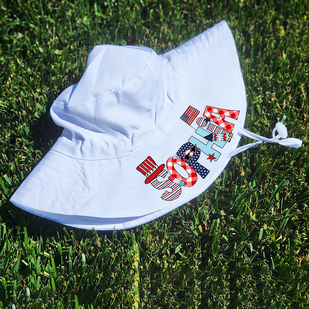 Personalized The 4th of July Bucket Hat & Romper/T-Shirt | CWBaby485