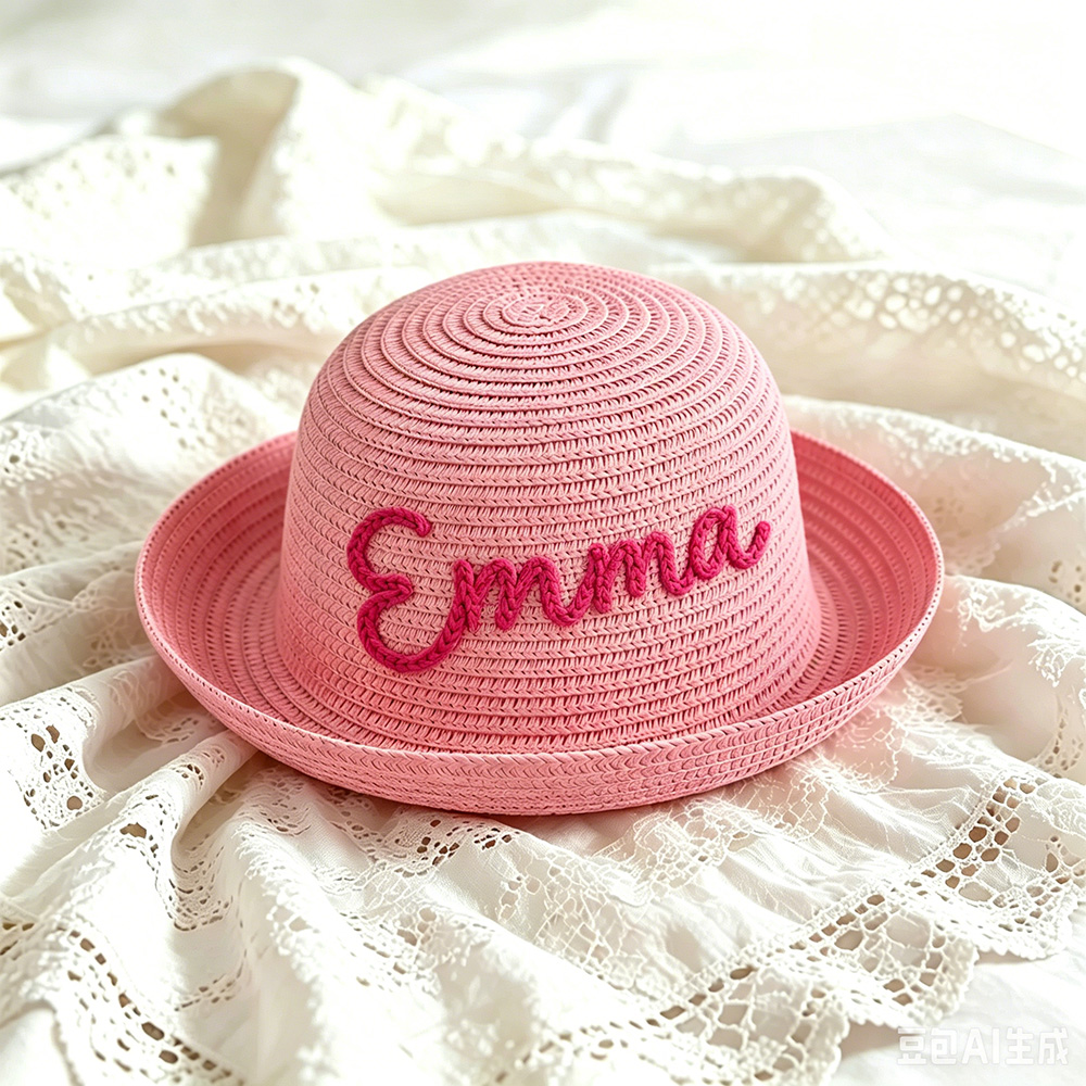 Personalized Embroidery Baby Toddler Summer Hat | CWBeach239