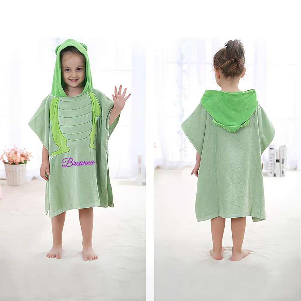 Personalized Embroidery Original Hooded Beach Towel | Cwbeach125