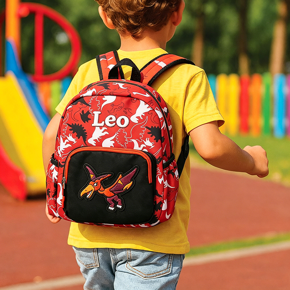 Personalized Embroidery Dinosaur Backpack for Boys | CWPack381
