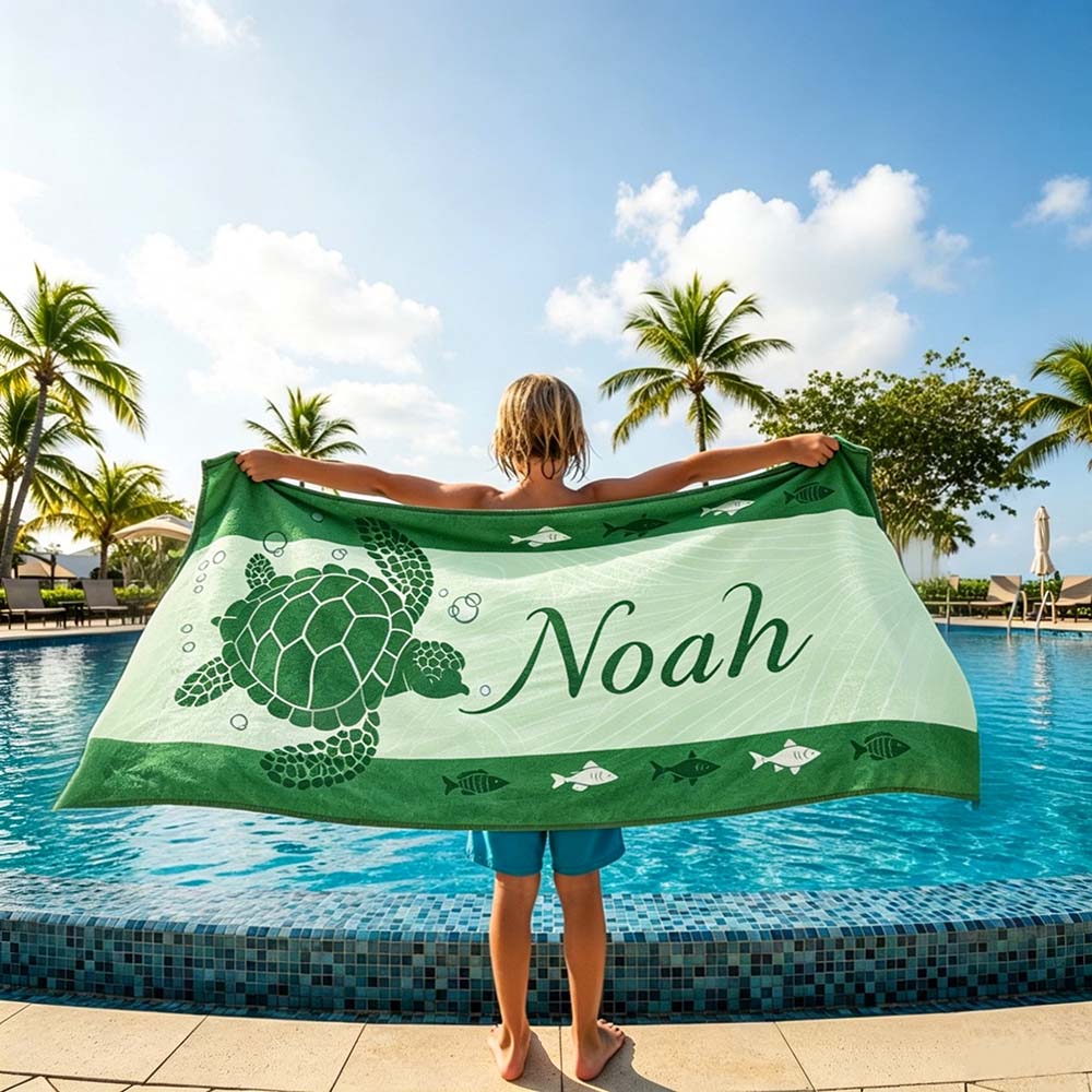 Personalized Lovely Kid Towel for Summer & Beach | CWTowel199