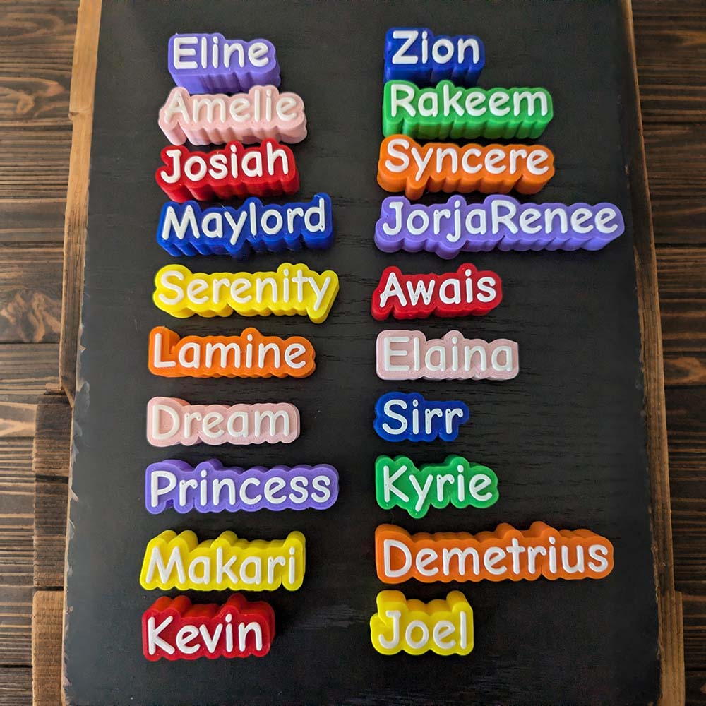 Personalized 3D Printed Kids Pencil Toppers | CWGift77