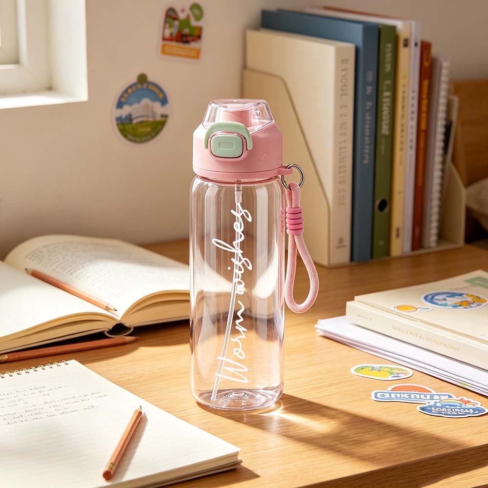 Personalized BPA Free 20oz Kids Water Bottle With Mist Sprayer | YouBottle104