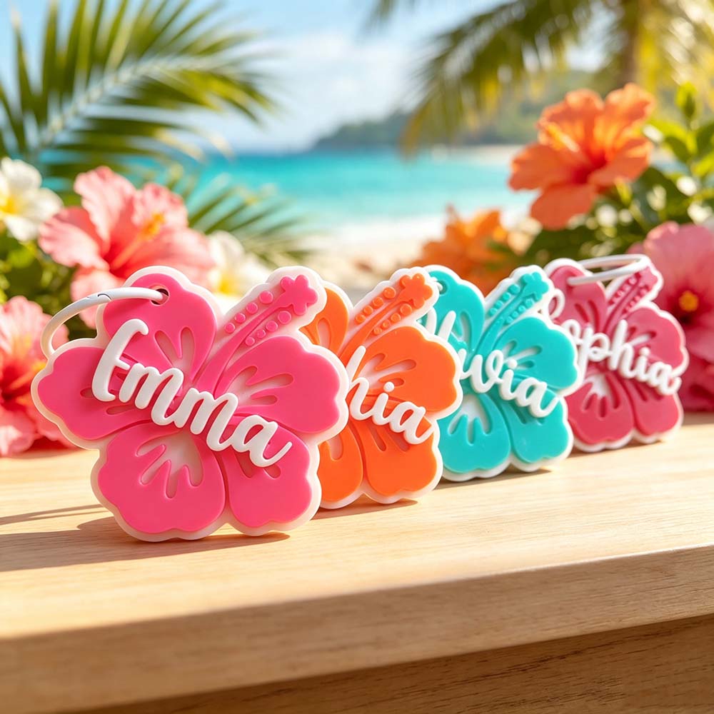 Personalized 3D Printed Backpack Name Tag | CWGift94