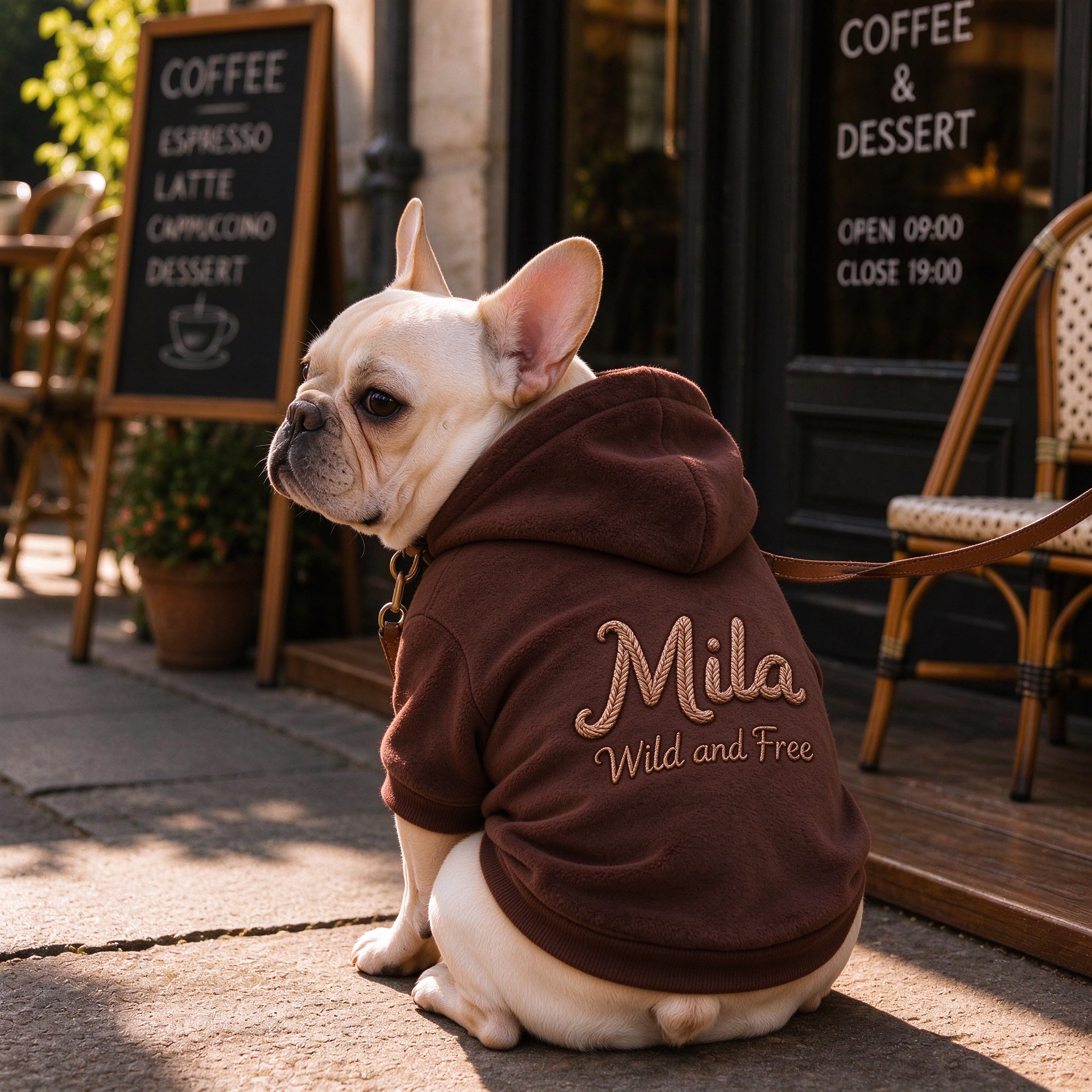 Personalized Hand Embroidered Pets Hoodie Sweatshirt | BKPet622