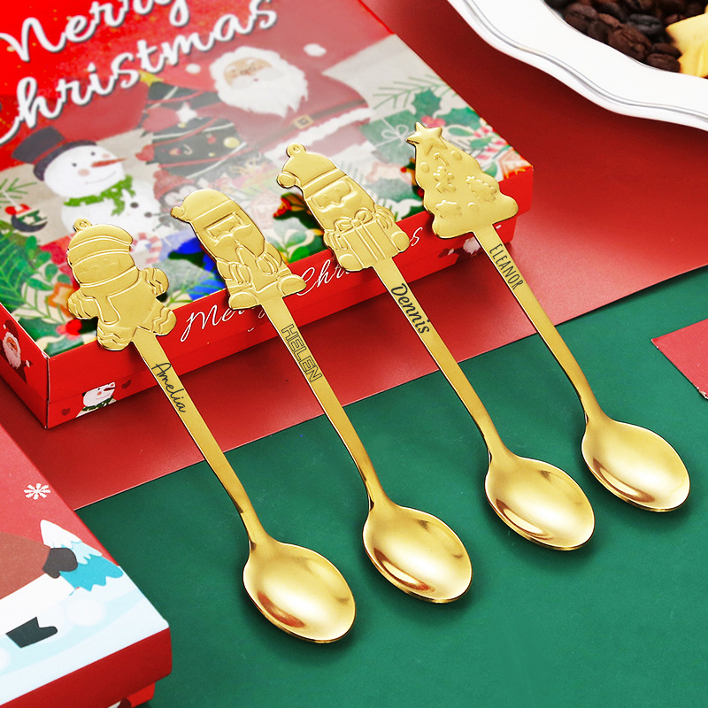 Personalized Christmas Spoons Gift Box | MCGift28